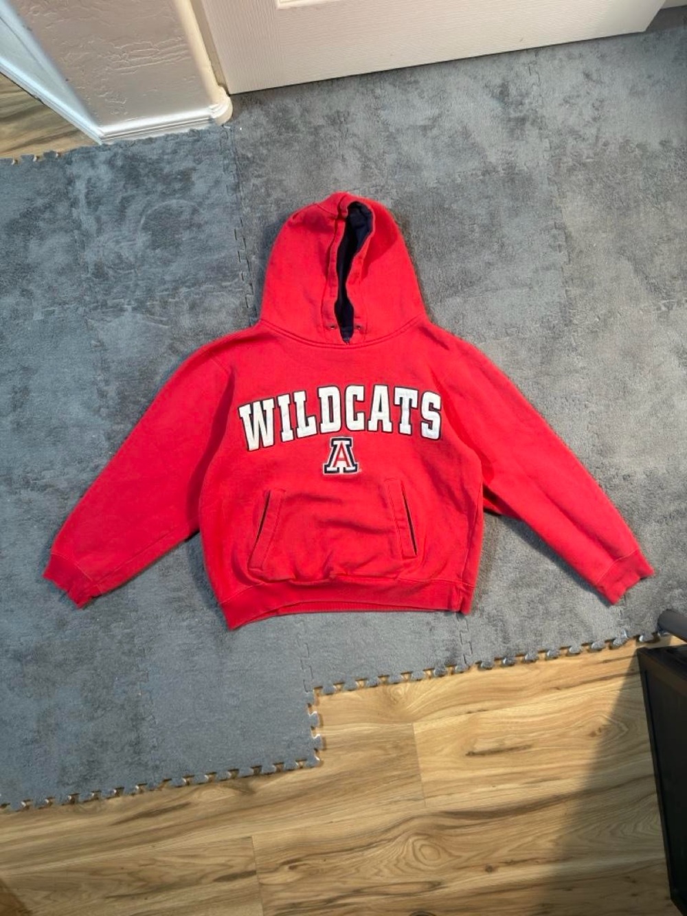 Champs Red 'WILDCATS' Kids Hoodie with Hood